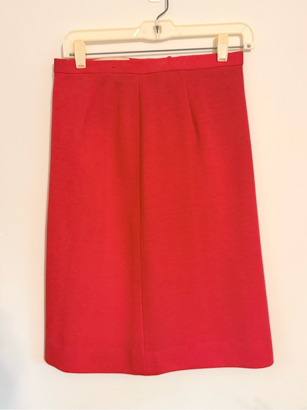 Vintage Italian Pavilion New York Red A-Line Midi Skirt Size 12